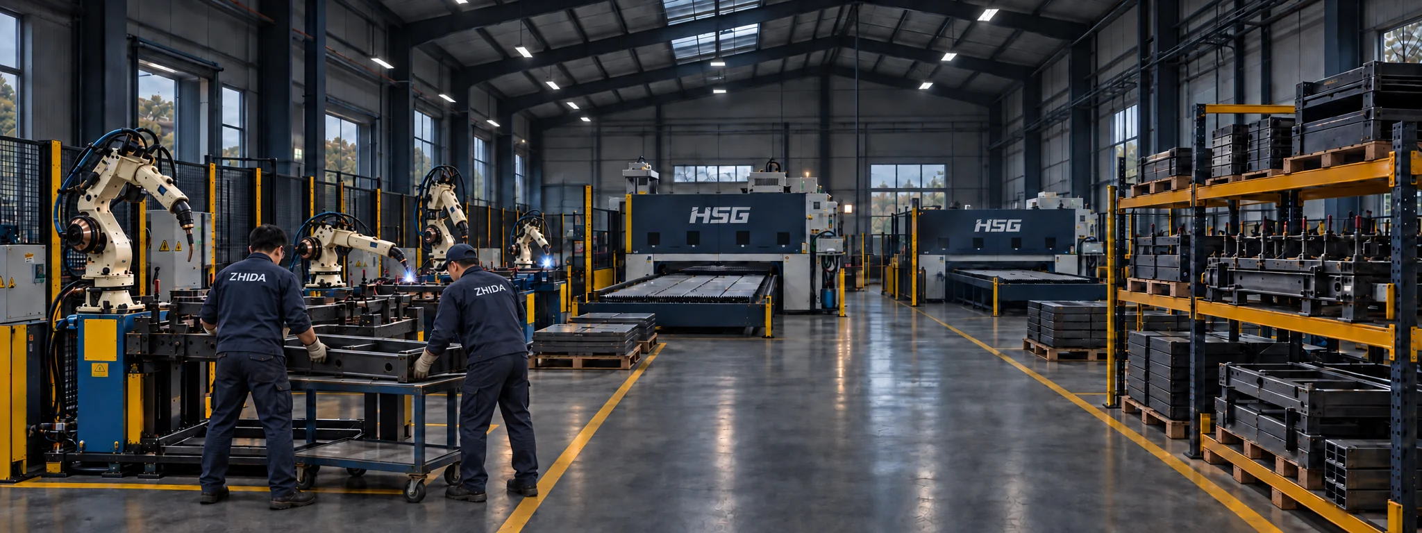 Illustrative view of a controlled workshop production environment