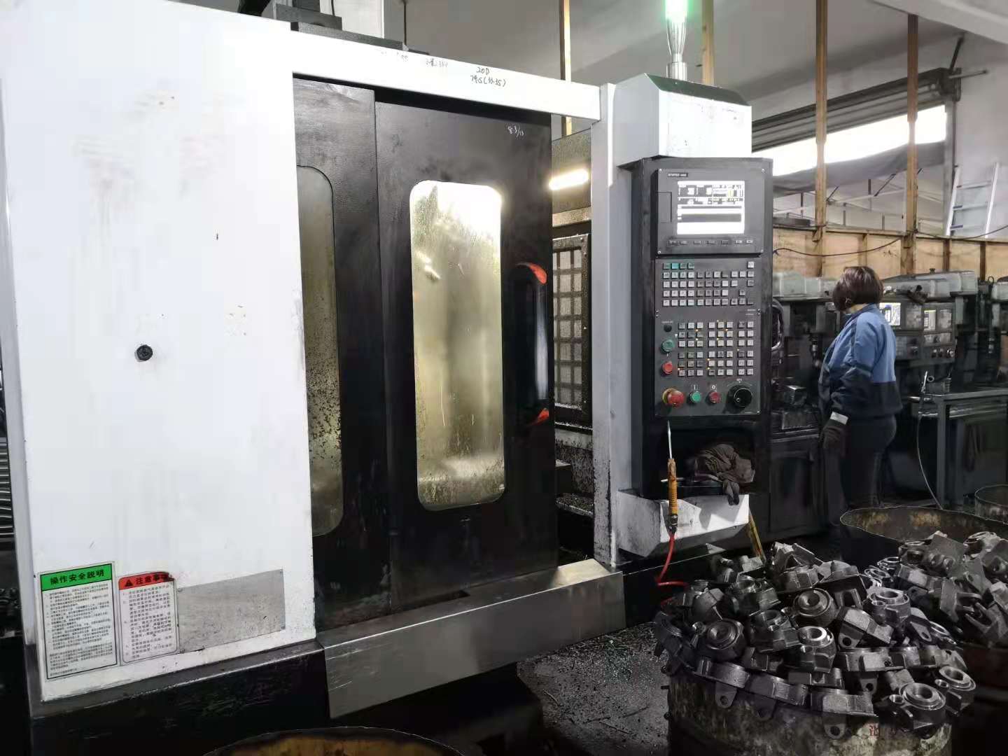 Drilling & tapping equipment at the ZHIDA factory