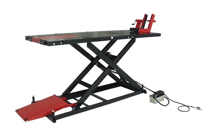 ZD04226AQ Air + Foot-Pedal Operating Motorcycle Lift